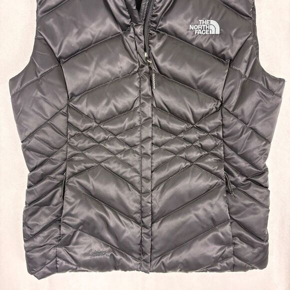 The North Face Black Quilted Goose Down Fit Puffer Vest Women's Size Small - Picture 4 of 12